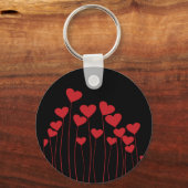 バレンタイン/ラブキーリング – カスタマイズ文字 キーホルダー (裏面)