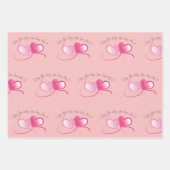 バレンタイン・ラブ・ザ・ウェイ・パターン ラッピングペーパーシート (正面2)