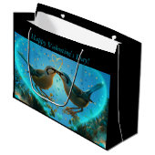 バレンタイン・ラブ・バード ラージペーパーバッグ (正面アングル)