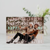 バレンタイン・ラブ・フォトポップ・グリーティング 箔シーズンカード (立ち正面)