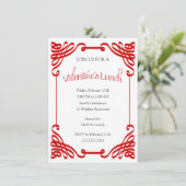 バレンタイン·ランチ·パーティー 招待状 (スタンド正面)