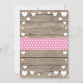 バレンタイン・リトル・スイートアート第2誕生日 招待状 (裏面)