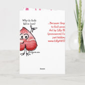 バレンタイン・リドル・アドル・ラブ・カード シーズンカード (裏面)