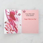 バレンタイン・リドル・アドル・ラブ・カード シーズンカード (内部)