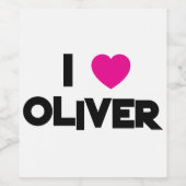 バレンタイン ワインラベル (シングルラベル)