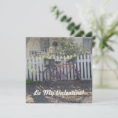 『バレンタイン・ヴィンテージ自転車・ピケット・フェンス』 シーズンカード (スタンド正面)