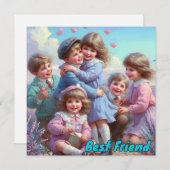 バレンタイン ヴィンテージ ~ベストフレンド~ 子どもたち~ シーズンカード (正面/裏面)