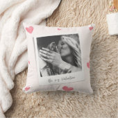 バレンタイン | 写パーソナライズされた真 | 赤いハート クッション (ブランケット)