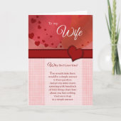 バレンタイン – 妻，なぜ私はあなたを愛しているか？ シーズンカード (正面)