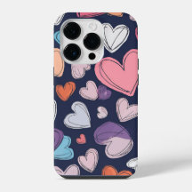 バレンタイン+恋愛+ギフトにぴったりなiPhoneケース - Vibrant Hearts