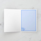 バレンタイン 折りたたみ グリーティング カード (内部)