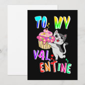 バレンタイン 案内状 (正面/裏面)