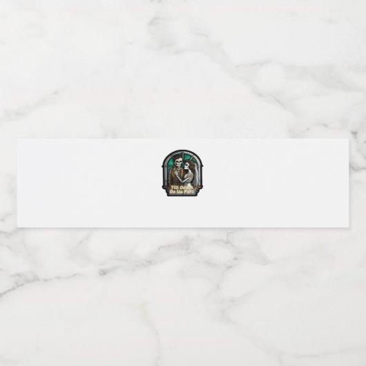 バレンタイン 死ぬまで私たちを別れさせない クラシック ペットボトルラベル (シングルラベル)