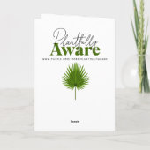 バレンタイン | 水彩バラ カード (裏面)