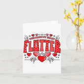 バレンタイン 看護師 あなたが私の心をときめかせる カード (黄色い花)