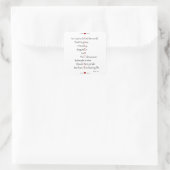 バレンタイン – 神のために世界を愛した スクエアシール (バッグ)