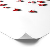 バレンタイン – 私のハートへの鍵 – グレート・ダン – グレー ポスター (角)