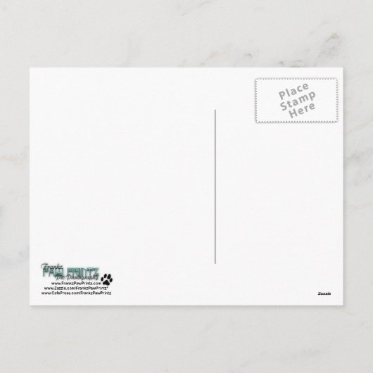 バレンタイン-私のハートへの鍵-シュナウツァー シーズンポストカード (裏面)