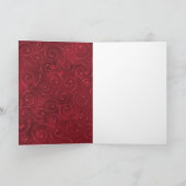 バレンタイン-私のハートへの鍵-マルチーズ シーズンカード (内部)