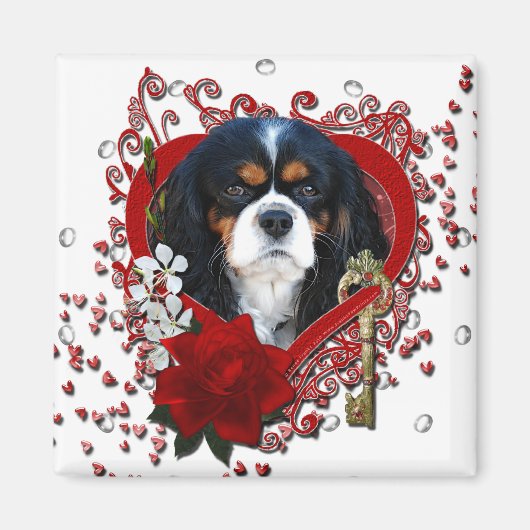 バレンタイン – 私のハートへの鍵- Cavalier - Dark マグネット (正面)