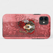 バレンタイン-私のハートへの鍵- Entlebucher - Eiger Case-Mate iPhoneケース (裏面(横))