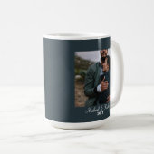 バレンタイン | 記念日 | カップルの写真ギフト コーヒーマグカップ (正面右)