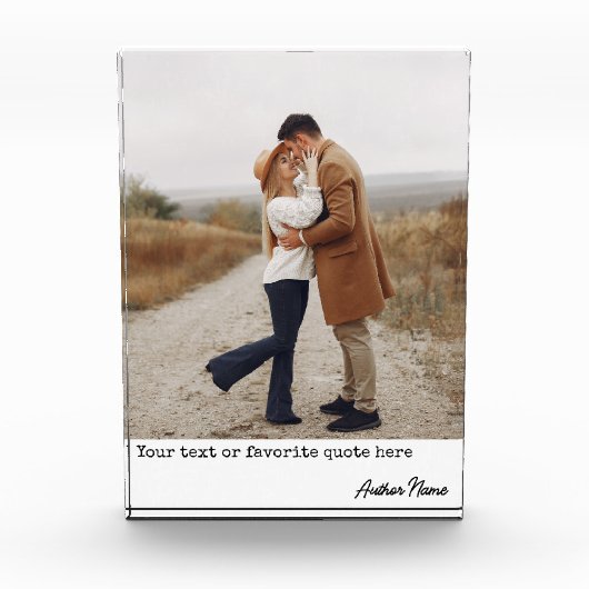 バレンタイン＆誕生日ギフトのためのカスタムフォトブロック フォトブロック (正面)