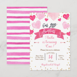 バレンタイン 誕生日 私たちの小さな愛の結晶 招待状