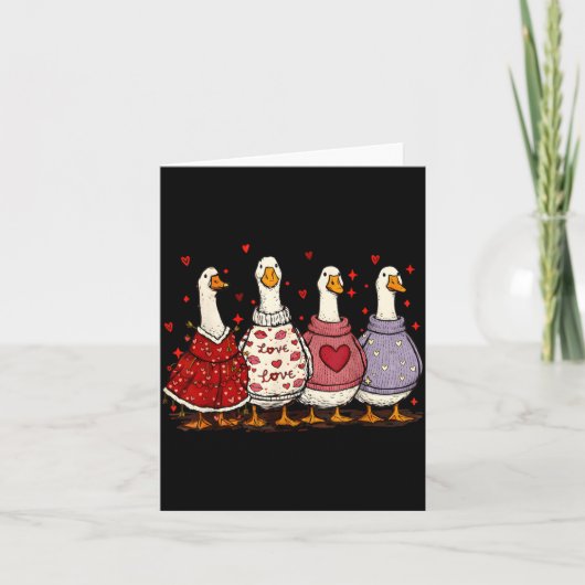 バレンタイン 面白い数学の方程式6 7 六 七 ミームT カード (正面)