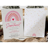 バレンタイン 1歳の誕生日招待状 バレンタインパーティー 招待状