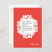 バレンタイン–12 シーズンポストカード (正面/裏面)