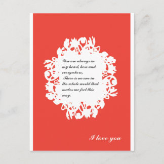 バレンタイン–12 シーズンポストカード