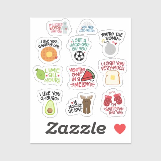 バレンタイン[1] シール (シート)