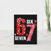 バレンタイン 67 ６７ ローズ ハーツ ボウ バレンタイン カード (正面)