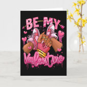 バレンタイン Afro Girl スニーカー レディース カード (黄色い花)