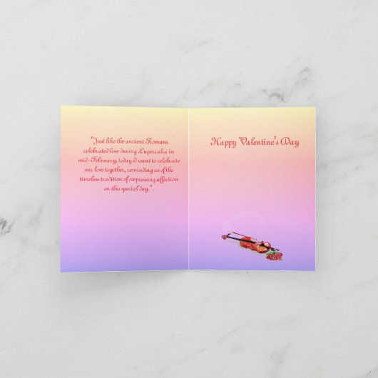 バレンタイン Gカード : あなたは私の人生を輝かせる シーズンカード (内部)