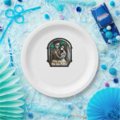 バレンタイン Till Death Do Us Part クラシック ペーパープレート (パーティー)