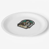 バレンタイン Till Death Do Us Part クラシック ペーパープレート (アングル)