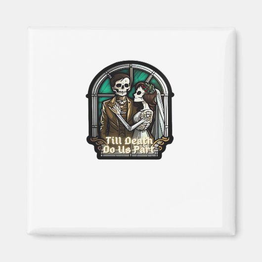 バレンタイン Till Death Do Us Part クラシック マグネット (正面)