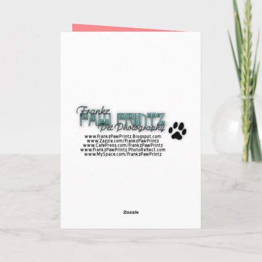 バレンタイン- Woofで私がありました! シーズンカード (裏面)