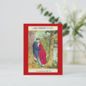 バレンタインIちょうどScranton PAポストカードであなたが欲しい ポストカード (スタンド正面)