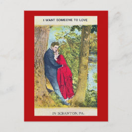 バレンタインIちょうどScranton PAポストカードであなたが欲しい ポストカード