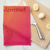 バレンタインI – キッチンタオル (四つ折り)