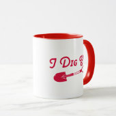 バレンタインI Dig マグカップ (正面右)