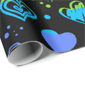 バレンタインLGBTハート |バレンタインの贈り物 ラッピングペーパー (ロールコーナー)