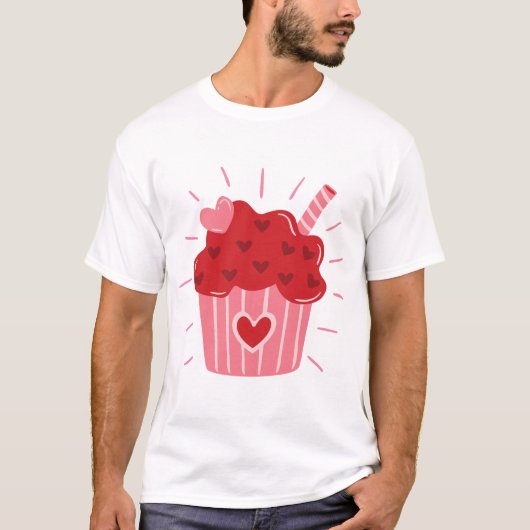 バレンタインTシャツデザイン Tシャツ (正面)