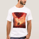 バレンタインTシャツデザイン Tシャツ (正面)