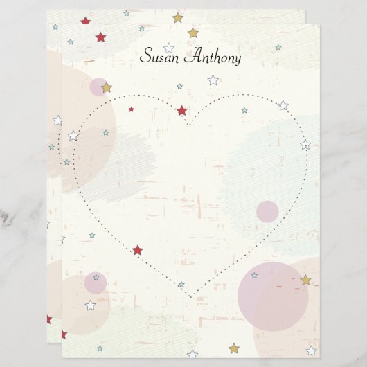 バレンタイ動揺してンスターズハート固定紙 (正面/裏面)