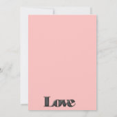 バレンタエレガントインデイ招待状 招待状 (裏面)