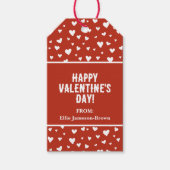 バレンタカスタムンメッセージカード ギフトタグ (正面)